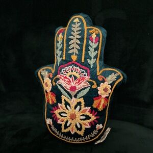 Cost Plus World Market Green and Gold Embroidered Pillows( each $35)